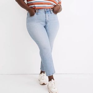 NWT Madewell The Perfect Vintage Straight Leg Tapered “Mom” Jean Size 18